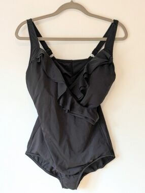 INC Ruffled Swimsuit